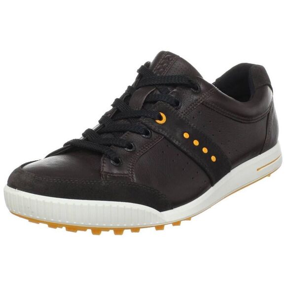 ECCO BIOM STREET PREMIERE SPIKELESS GOLF SHOE BROWN LEATHER MENS US 11.5 NEW - Picture 1 of 2